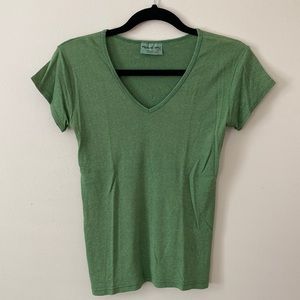 Michael Stars Green Short Sleeve Tee